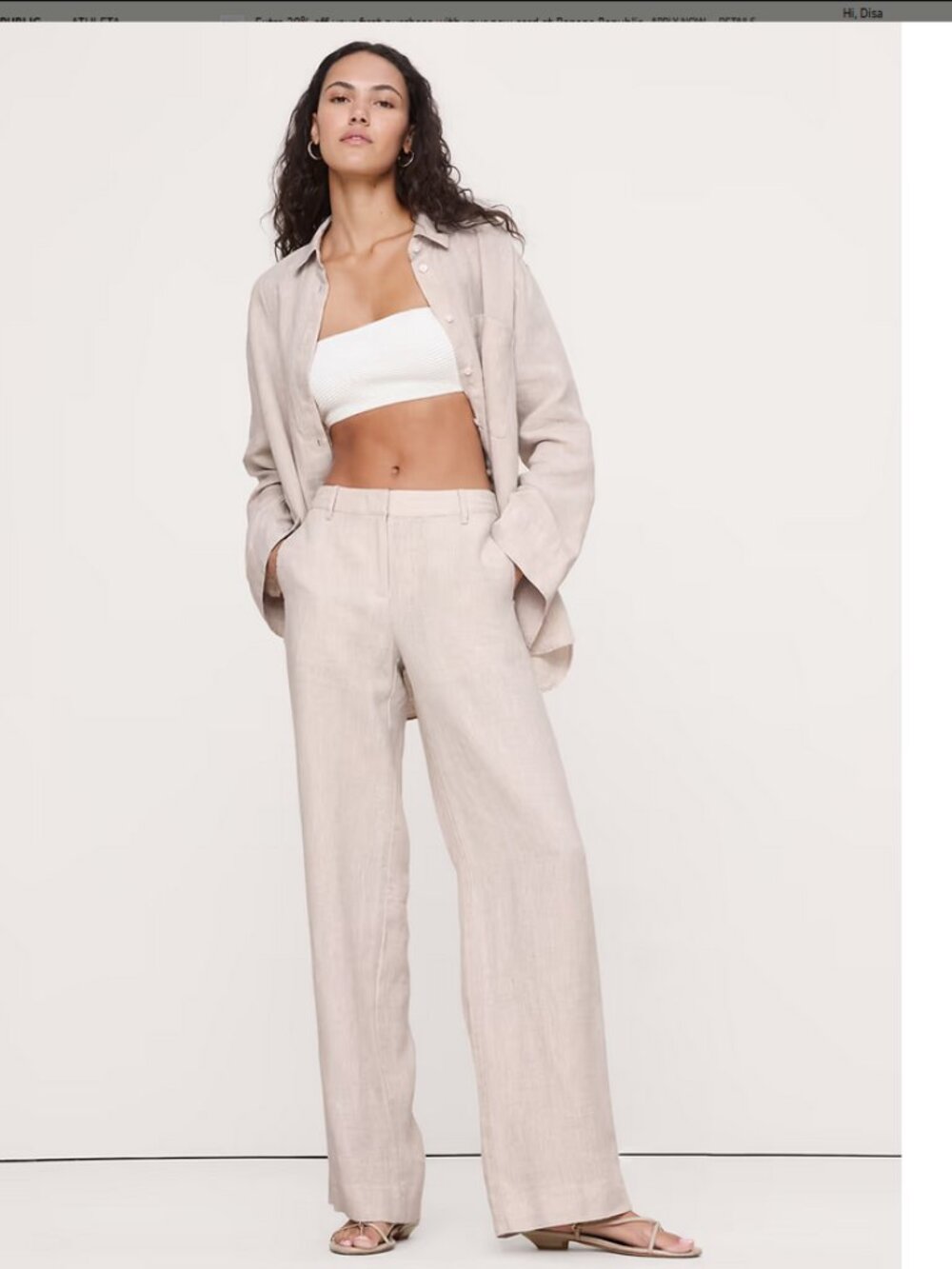 The Everyday Wide-Leg Pant in Linen
